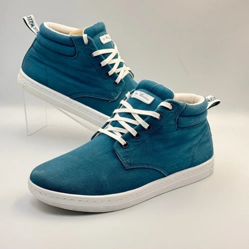 Dr. Martens Boots Mens 8 M Maleke Bootie Teal Lace Up Comfort Casual Ankle Top